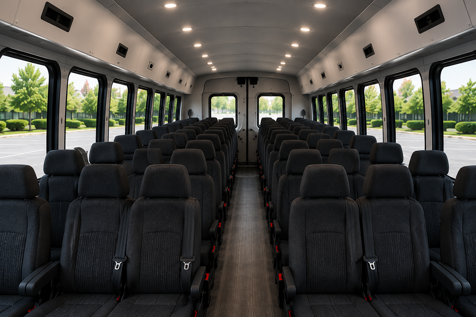 Mini Coach Bus &ndash; interior